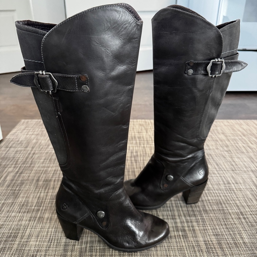 G-Star Raw leather boots - dark brown